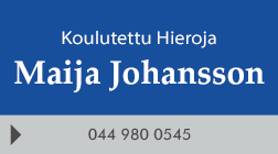 Koulutettu Hieroja Maija Johansson logo